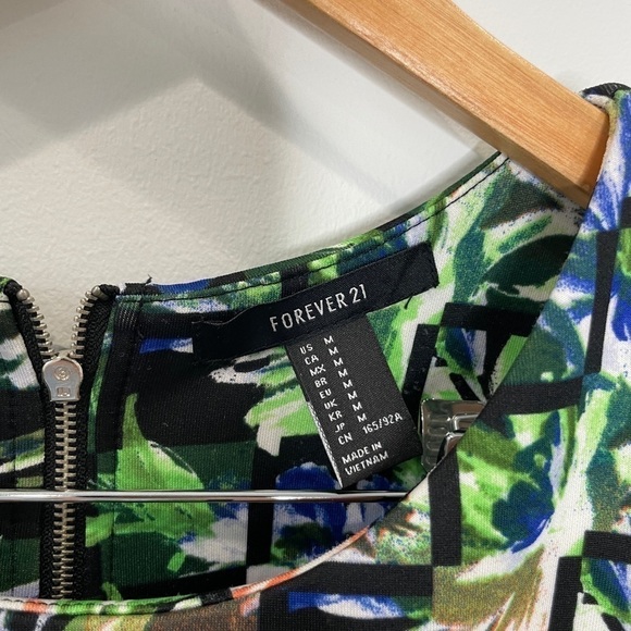 Forever21 Multi-Color Sleeveless Midi Dress - Picture 5 of 6